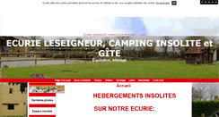 Desktop Screenshot of cte-chevauxetanes-camping-gite.com